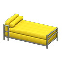 Cool bed Yellow Fabric color Silver