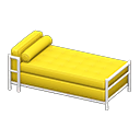 Cool bed Yellow Fabric color White