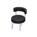 Cool chair Black Fabric color White