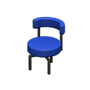 Cool chair Blue Fabric color Black