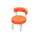 Cool chair Orange Fabric color White