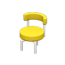 Cool chair Yellow Fabric color White