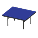 Cool dining table Blue Tabletop color Black
