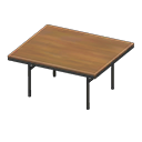 Cool dining table Brown Tabletop color Black