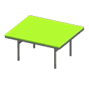 Cool dining table Lime Tabletop color Silver