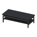 Animal Crossing Cool low table|Black Tabletop color Black Image