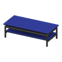 Cool low table Blue Tabletop color Black