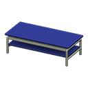 Cool low table Blue Tabletop color Silver