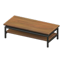 Cool low table Brown Tabletop color Black