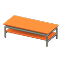 Cool low table Orange Tabletop color Silver
