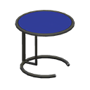 Cool side table Blue Tabletop color Black