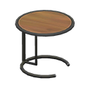 Cool side table Brown Tabletop color Black