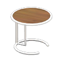 Cool side table Brown Tabletop color White