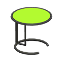 Cool side table Lime Tabletop color Black
