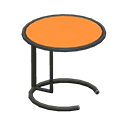 Cool side table Orange Tabletop color Black