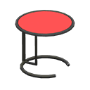Cool side table Red Tabletop color Black