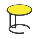 Cool side table Yellow Tabletop color Black