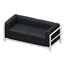 Cool sofa Black Fabric color White