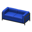 Cool sofa Blue Fabric color Black