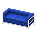 Cool sofa Blue Fabric color White