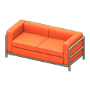 Cool sofa Orange Fabric color Silver