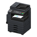 Copy machine Resource document Printed paper Black