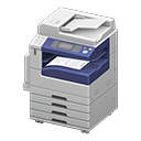 Copy machine Text document Printed paper White