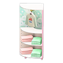 Corner clothing rack Kids' clothes Displayed clothing Pastel