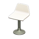 Counter chair White