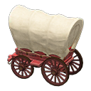 Covered wagon Red