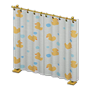 Curtain partition Ducks Curtains Gold