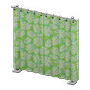 Curtain partition Green Curtains Silver