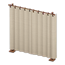 Curtain partition Ivory Curtains Copper