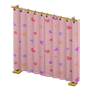 Curtain partition Pink Curtains Gold