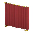 Curtain partition Red Curtains Gold