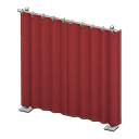 Curtain partition Red Curtains Silver