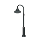 Animal Crossing Curved streetlight|Black Image