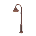 Curved streetlight Brown