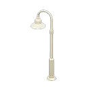 Curved streetlight White