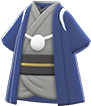 Animal Crossing Dark blue Edo-period merchant outfit Image