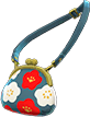 Animal Crossing Dark blue zen clasp purse Image