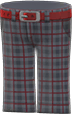 Animal Crossing Dark gray checkered school pants Image