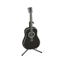 Animal Crossing Acoustic Guitar|Black Image