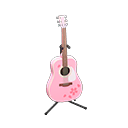 Acoustic Guitar Pink