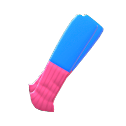 Aerobics Leggings Light blue & salmon pink