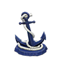 Anchor Statue Blue