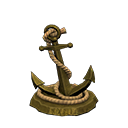 Anchor Statue Gold