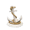 Anchor Statue White