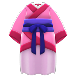 Ancient Sashed Robe Pink