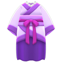 Ancient Sashed Robe Purple